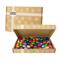 Paasverzenddoos met Paaseitjes 400 gram