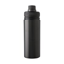Roestvrijstalen dubbelwandige 500 ml drinkfles Chad zwart