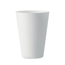 FIESTA LARGE Matte PP beker 300ml wit