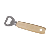 Houten flesopener Travis bruin
