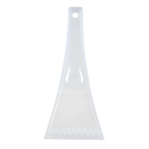 Transparante ijskrabber