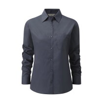 Long Sleeve Poplin Blouse