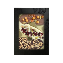 Chocoladeletter notenmix karamel