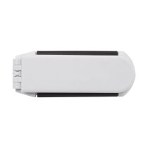 ABS haarborstel met spiegeltje Meghan wit