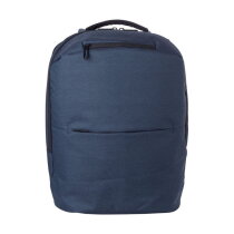Polyester (600D) laptoptas Nicolas blauw