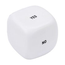 PU schuim dobbelsteen Nestor wit