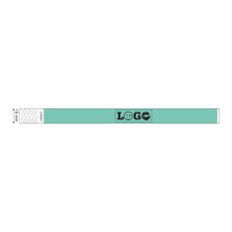 Festivalbandje Budget Slim aquablauw