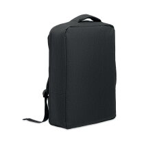 LAUGAR Smalle 15 inch laptop rugzak Zwart