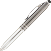 MELOS TOUCH balpen metaal met LED en lasergravering