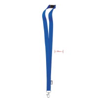 LANY RPET RPET Lanyard royal blauw