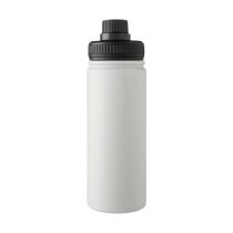 Roestvrijstalen dubbelwandige 500 ml drinkfles Chad wit