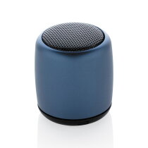 Mini aluminium draadloze speaker, blauw