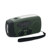 ONDA Draagbare radio met LED lamp Donker Marinegroen