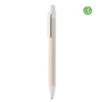 MITTO PEN Gerecycled papier/ PLA balpen wit