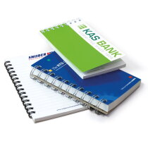 Wire-O schrijfblok bedrukken bij BudgetGift.nl