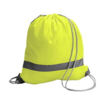 Polyester (190T) trekkoord rugzak Sylvie geel