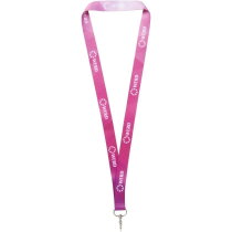 Lanyard met 2 zijden sublimatie voorzien van haak
