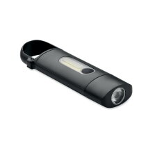 BLUZ Zakformaat COB zaklamp Zwart