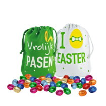 Paas rugtasje met paaseitjes 600 gram
