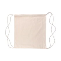 Oeko-Tex katoen (150 gsm) trekkoord rugtas Georgia khaki (écru)