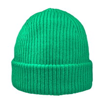 Luxe beanie met omslag