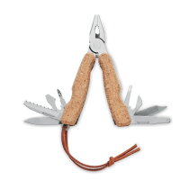 PLIERKORK Multitool zakmes kurk groot beige