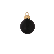 kerstbal 60 mm zwart