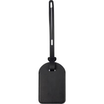 Gerecyclede PU bagagelabel Isen zwart