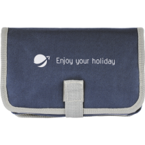 Toilettas luxe met klittenbandsluiting polyester 600D