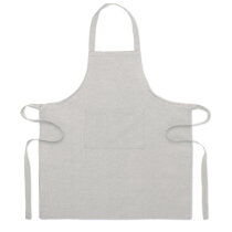 CUYNA Keukenschort gerecycled katoen grijs