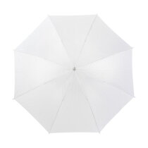 Polyester (190T) paraplu Alfie wit