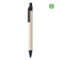 MITTO PEN Gerecycled papier/ PLA balpen zwart