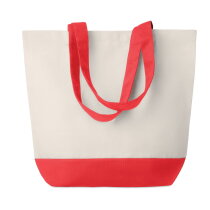 KLEUREN BAG Canvas strandtas 170 g/m² rood