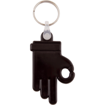 Kunststof sleutelhanger OK Hand
