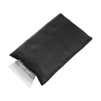 ABS ijskrabber met polyester want Doris zwart