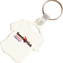 Kunststof sleutelhanger T-shirt