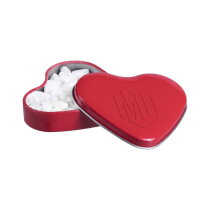 Hartenblikje met embossing