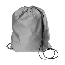 Reflectieve trekkoord tas Melila grijs