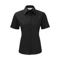 Short Sleeve Poplin Blouse