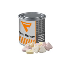 Medium verfblikje met snoep