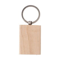 Houten sleutelhanger Shania bruin