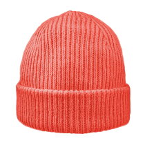 Luxe beanie met omslag