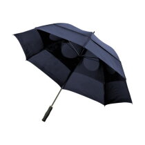 Polyester (190T) stormparaplu Debbie blauw
