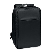 PEKING 300D RPET computer rugzak zwart