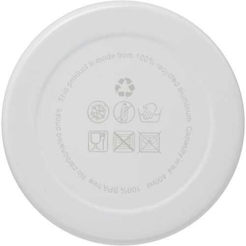 Oregon 400 ml waterfles van RCS-gecertificeerd gerecycled aluminium met karabijnhaak