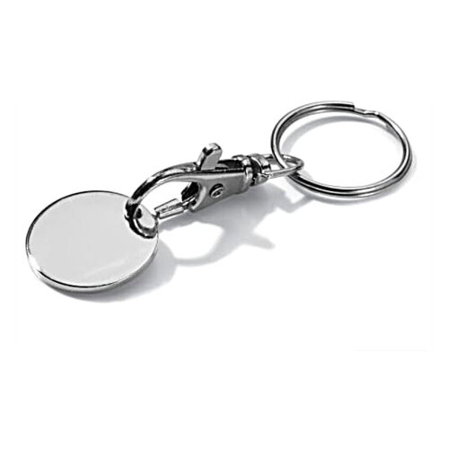 Sleutelhanger Winkelwagenmuntje bedrukken
