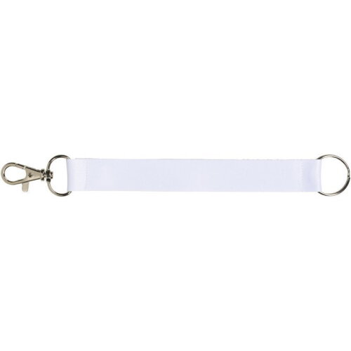 Mini lanyard met 2 zijde sublimatie voorzien van ring en haak