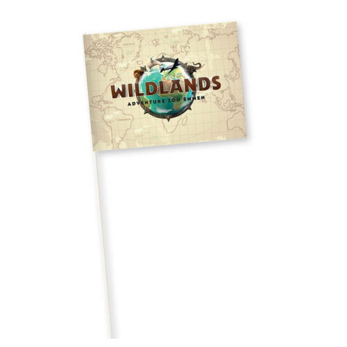 Papieren vlaggetje 14,8 x 22 cm, 150 g/m&sup2;