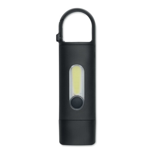 BLUZ Zakformaat COB zaklamp Zwart