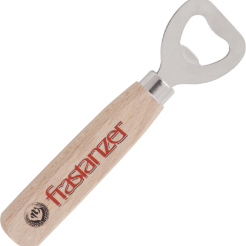 Flesopener houten handvat